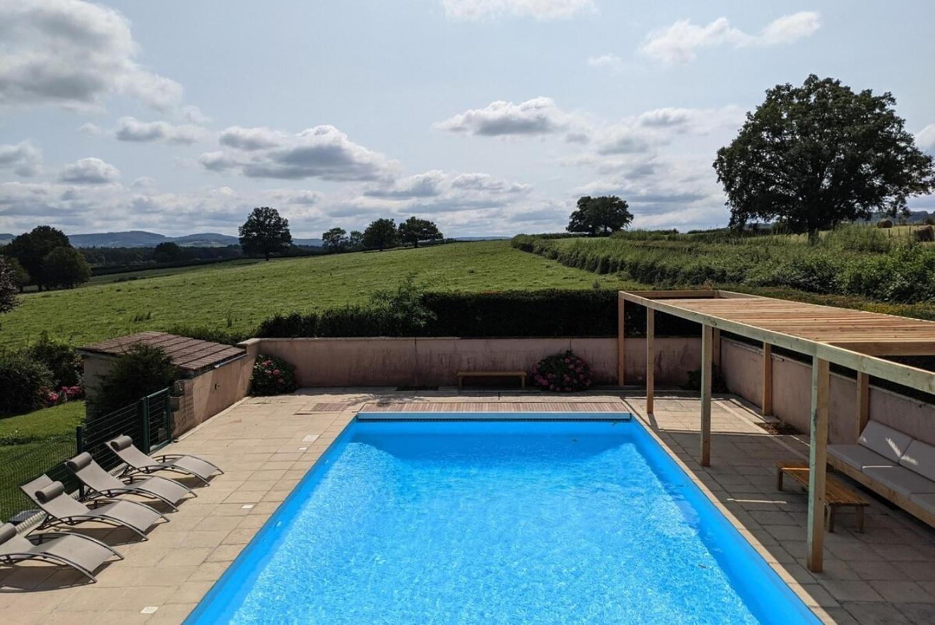 Small Gte For 2 With Pool In Peaceful Burgundy Guest House Sailly Exterior photo